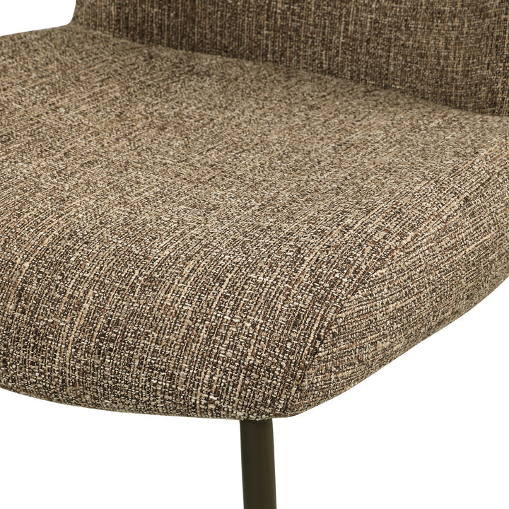 Richmond Eetkamerstoel Odarby Brown Tweed - set van 2 - detail | CéJor Wonen
