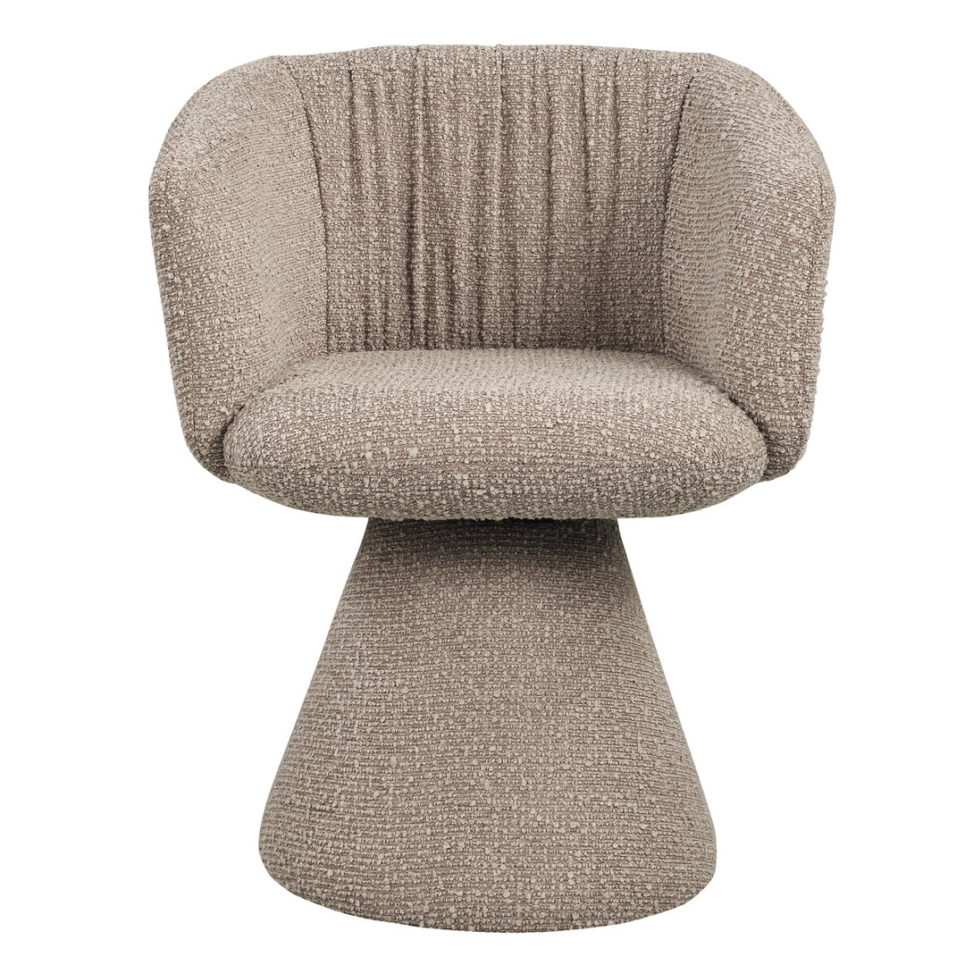 Richmond Eetkamerstoel Madeline Mocca Chunky Swivel