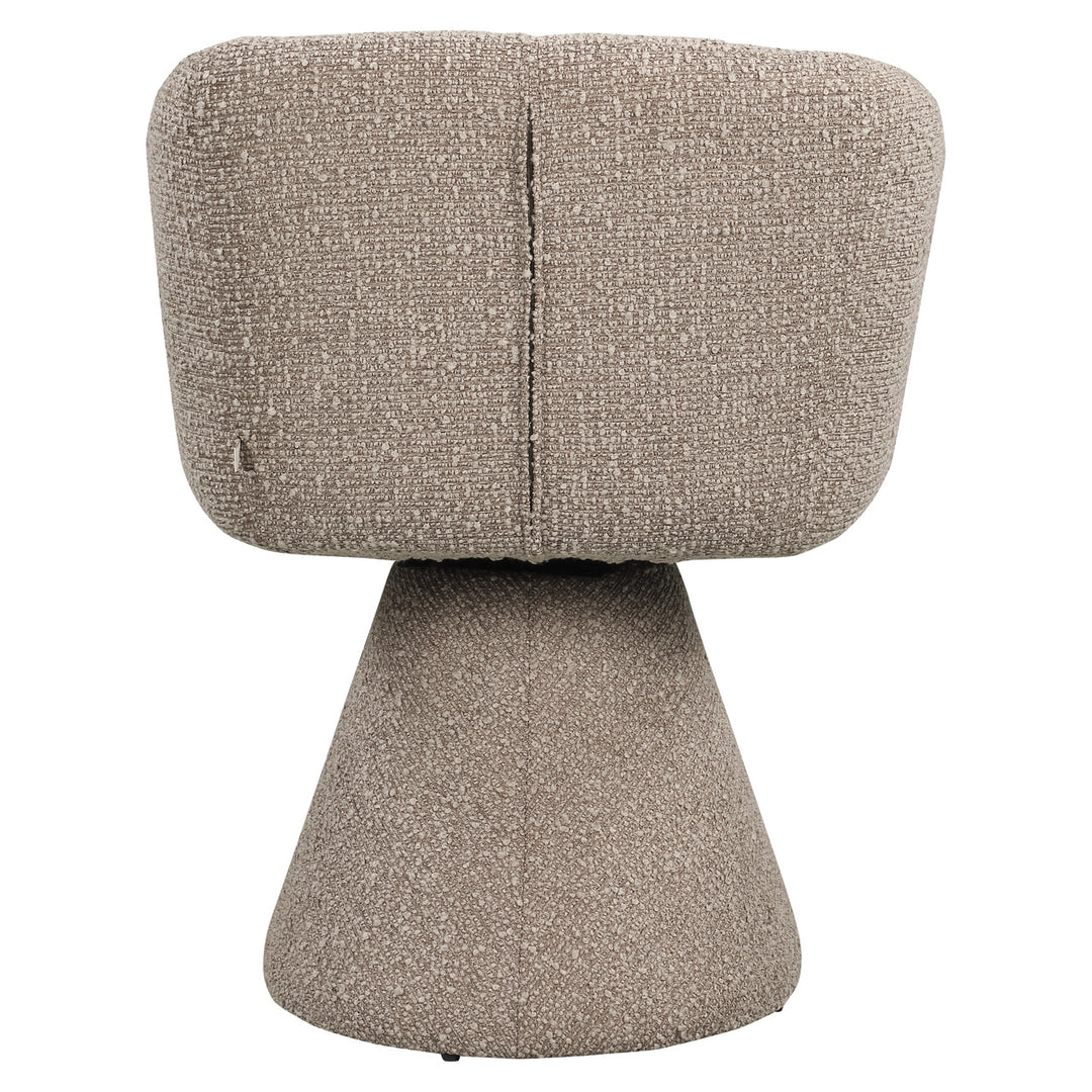 Richmond Eetkamerstoel Madeline Mocca Chunky Swivel