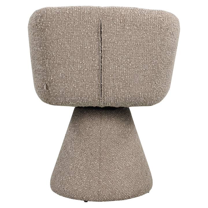 Richmond Eetkamerstoel Madeline Mocca Chunky Swivel