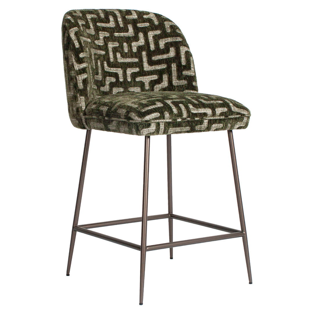 Richmond Counterstoel Pullitzer Moss Labyrinth - productweergave | CéJor Wonen