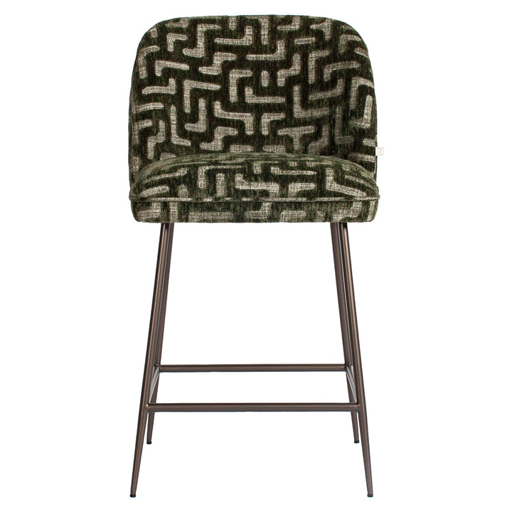 Richmond Counterstoel Pullitzer Moss Labyrinth - productweergave | CéJor Wonen