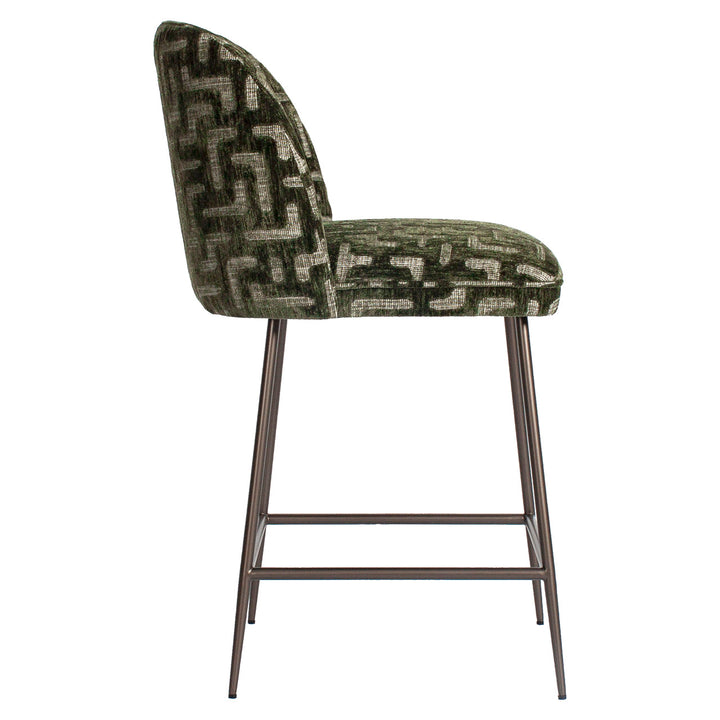 Richmond Counterstoel Pullitzer Moss Labyrinth - productweergave | CéJor Wonen