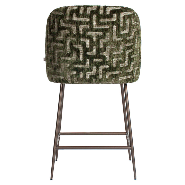 Richmond Counterstoel Pullitzer Moss Labyrinth - productweergave | CéJor Wonen
