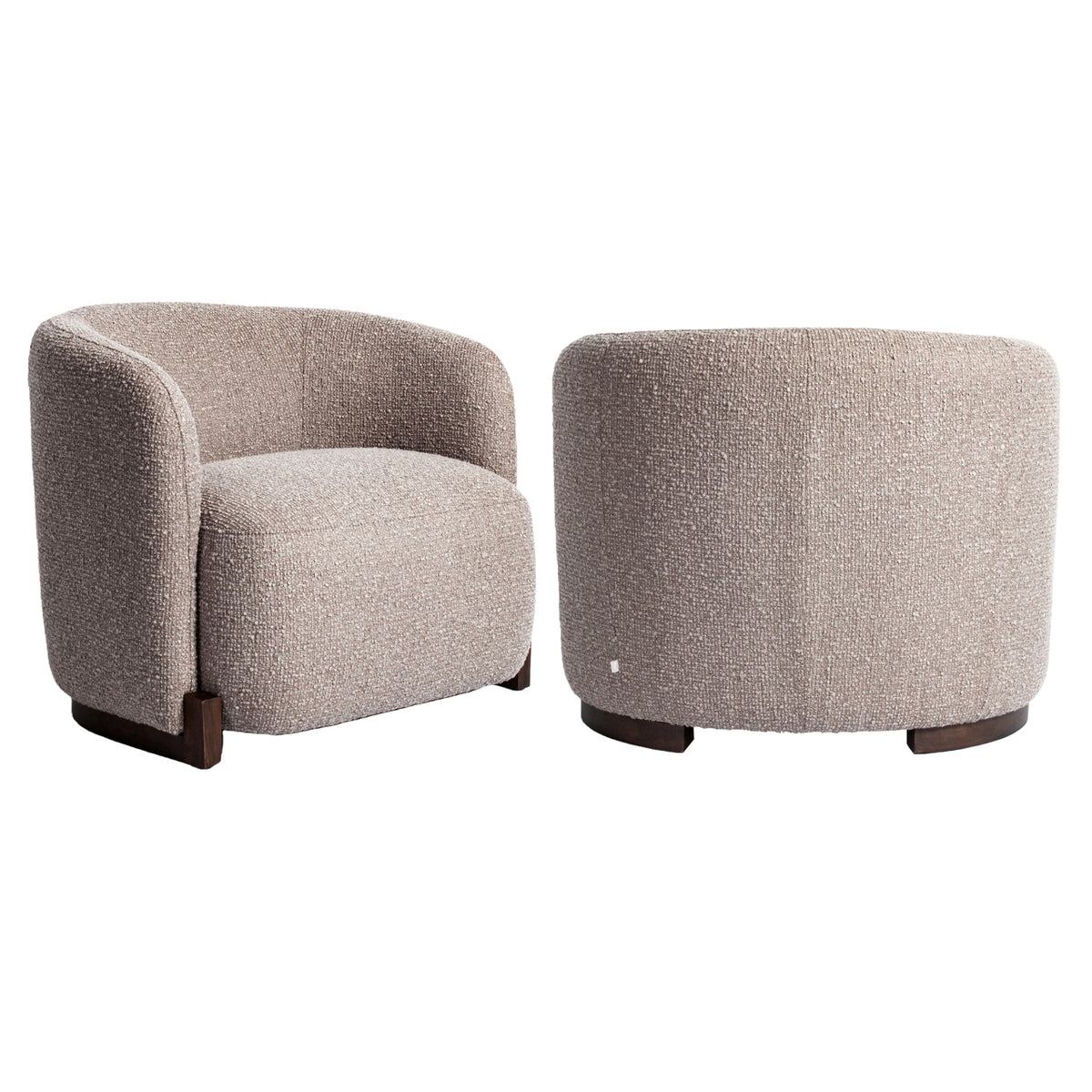 Richmond Fauteuil Hannah Mocca Chunky - meerdere aanzichten | CéJor Wonen