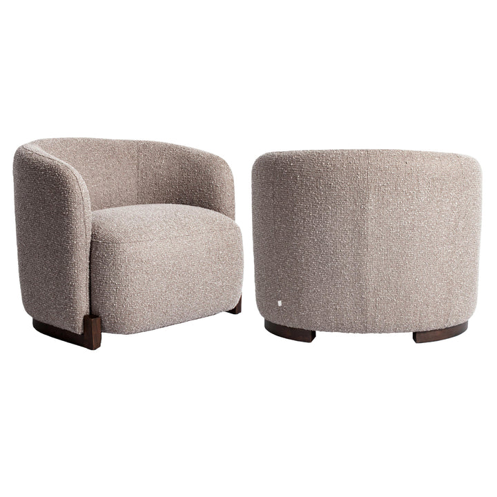 Richmond Loungestoel Hannah Mocca Chunky