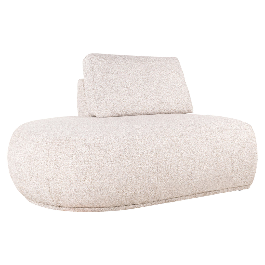 Bench Bolica cayenne ecru ottoman left