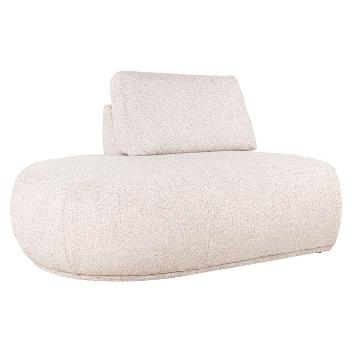 Bench Bolica cayenne ecru ottoman left