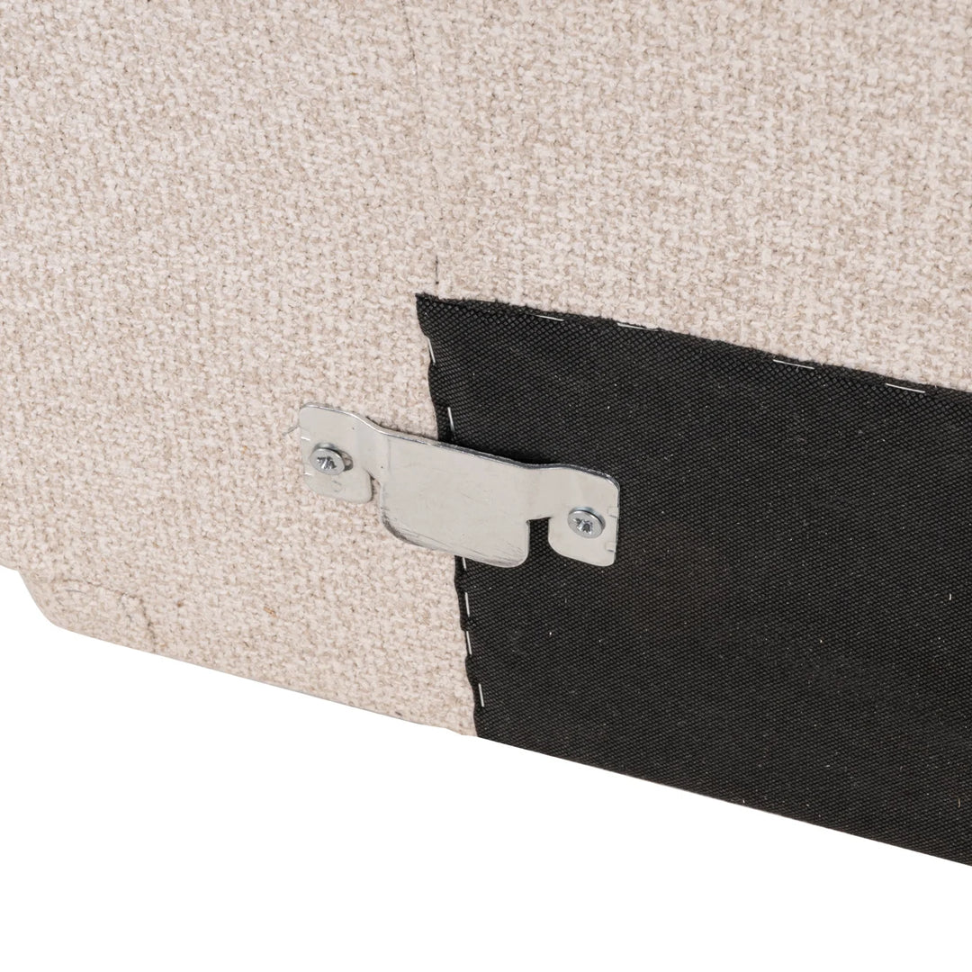 Bolica cayenne ecru corner sofa
