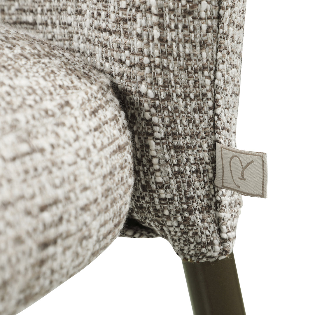 Richmond Eetkamerstoel Stacker Earth Tweed (Set van 2)