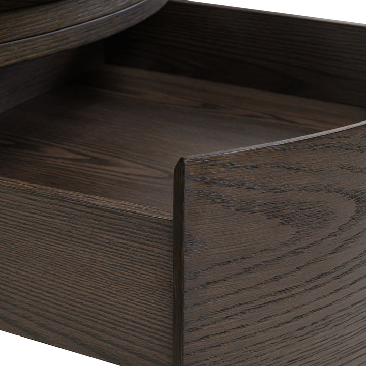 Richmond Salontafel Langford Bruin 90Ø 1-lade