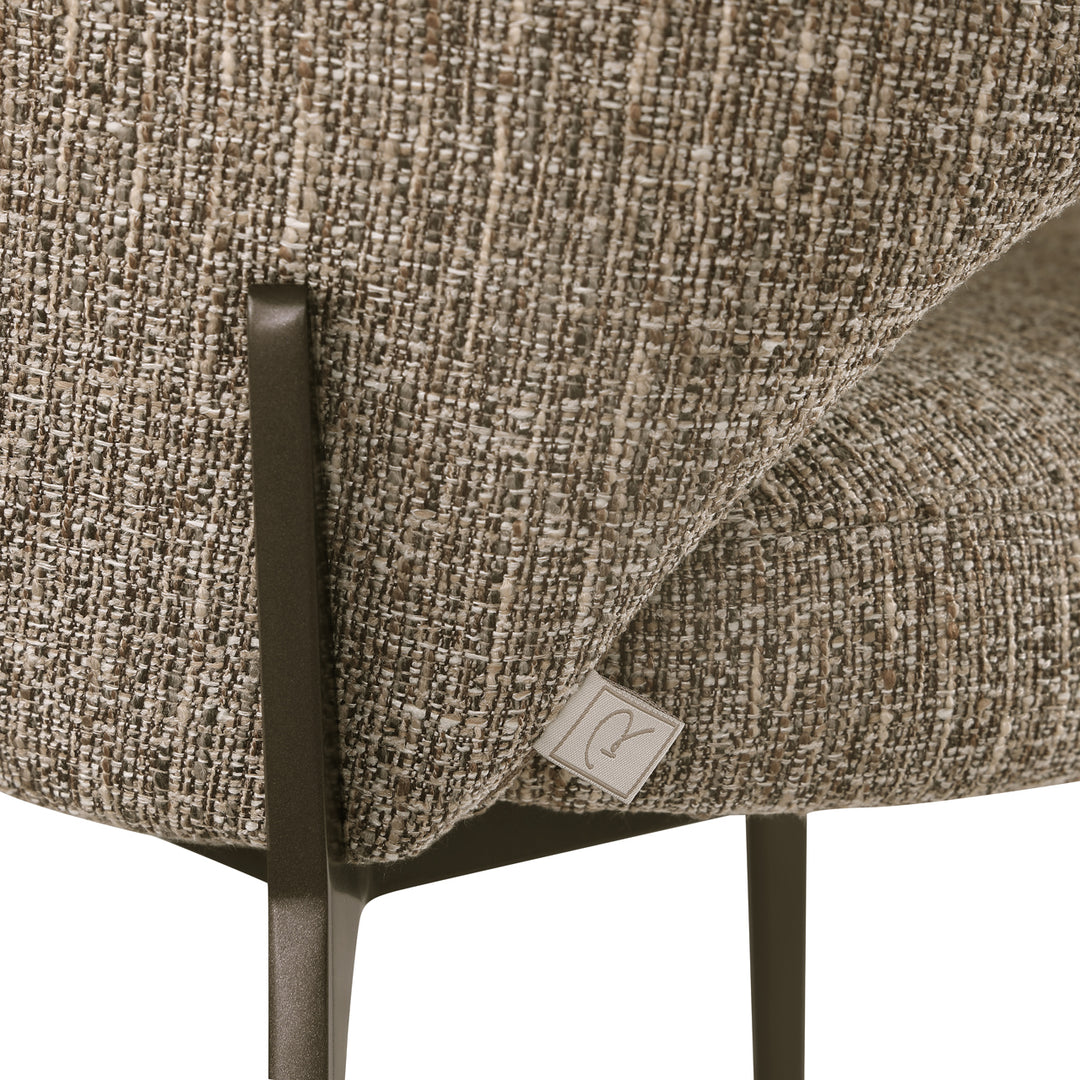 Richmond Eetkamerstoel Kenzi Brown Tweed