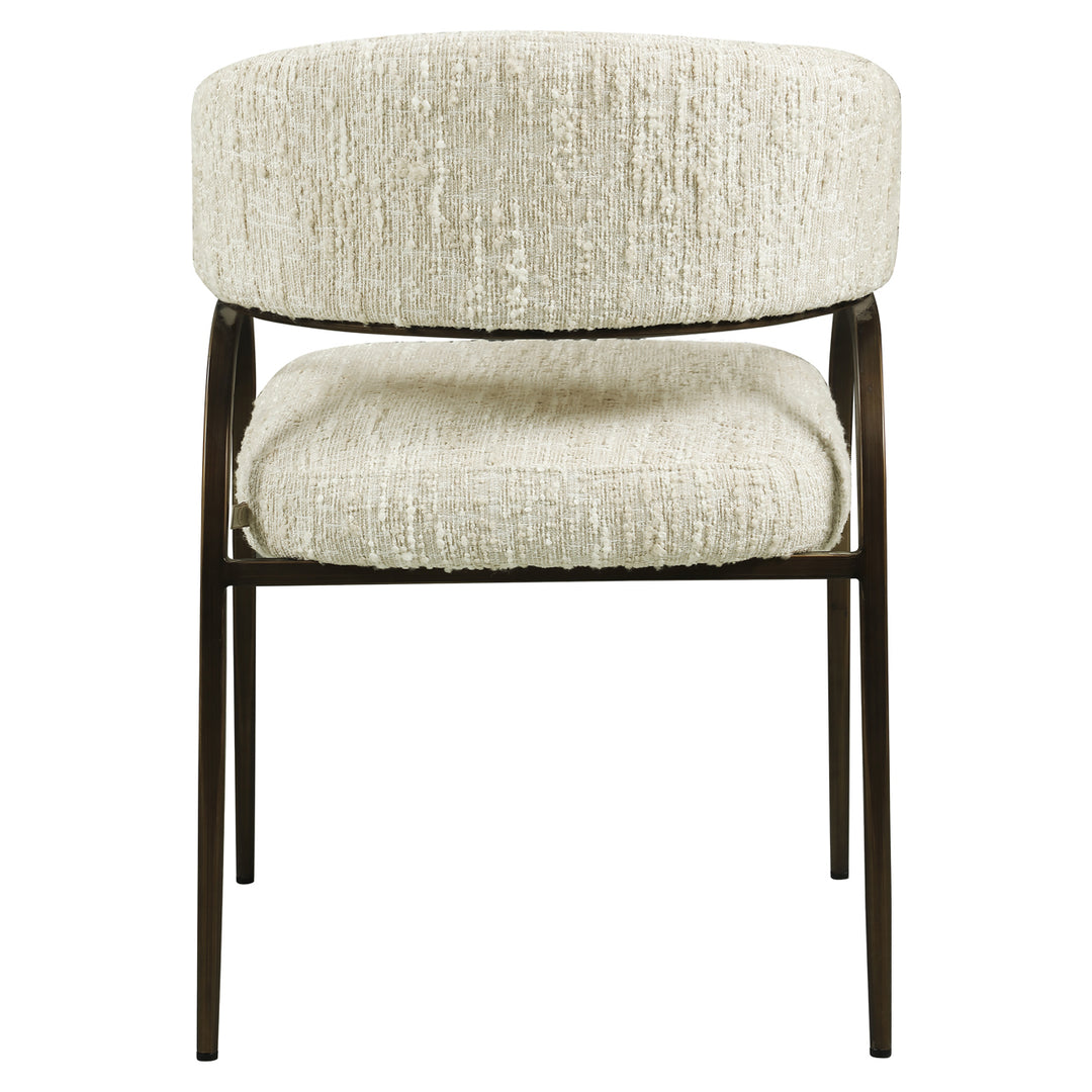 Richmond Eetkamerstoel Charda, Beige Angora - productweergave | CéJor Wonen