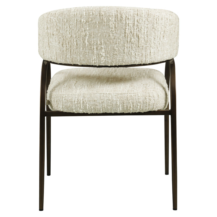 Richmond Eetkamerstoel Charda, Beige Angora - productweergave | CéJor Wonen