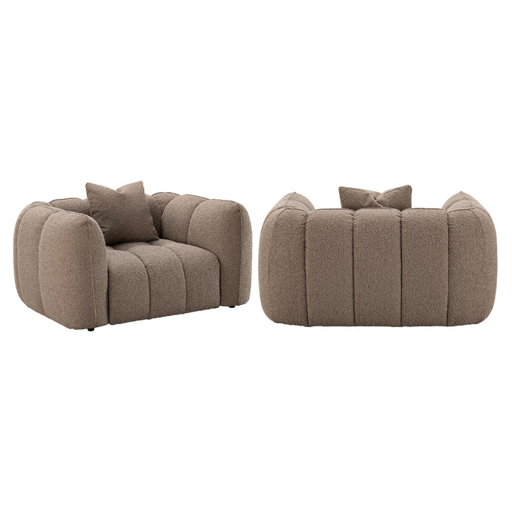 Richmond Loungestoel Hogan Mocca Chunky