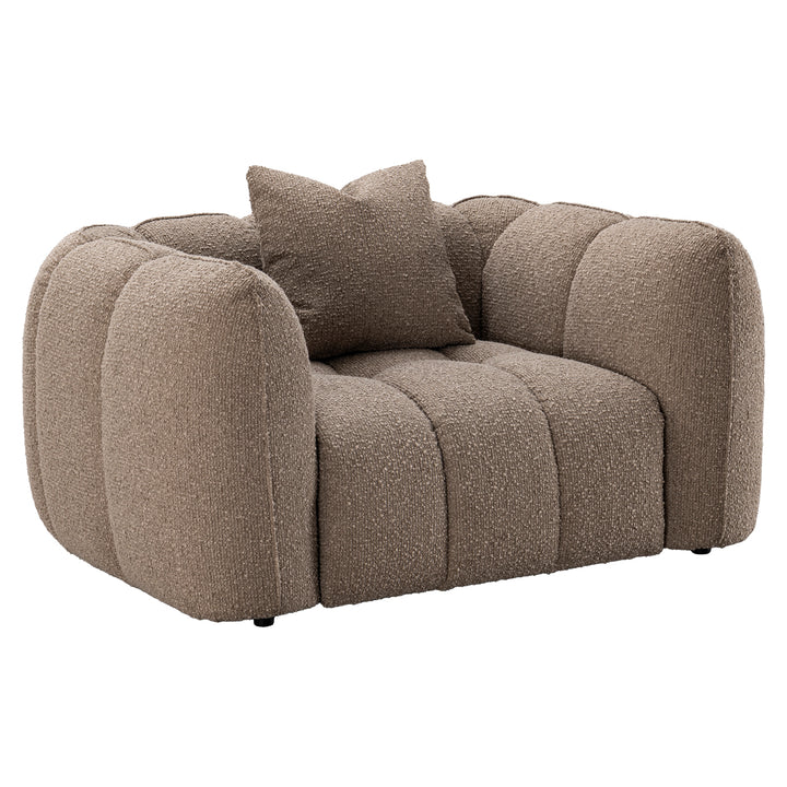 Richmond Loungestoel Hogan Mocca Chunky