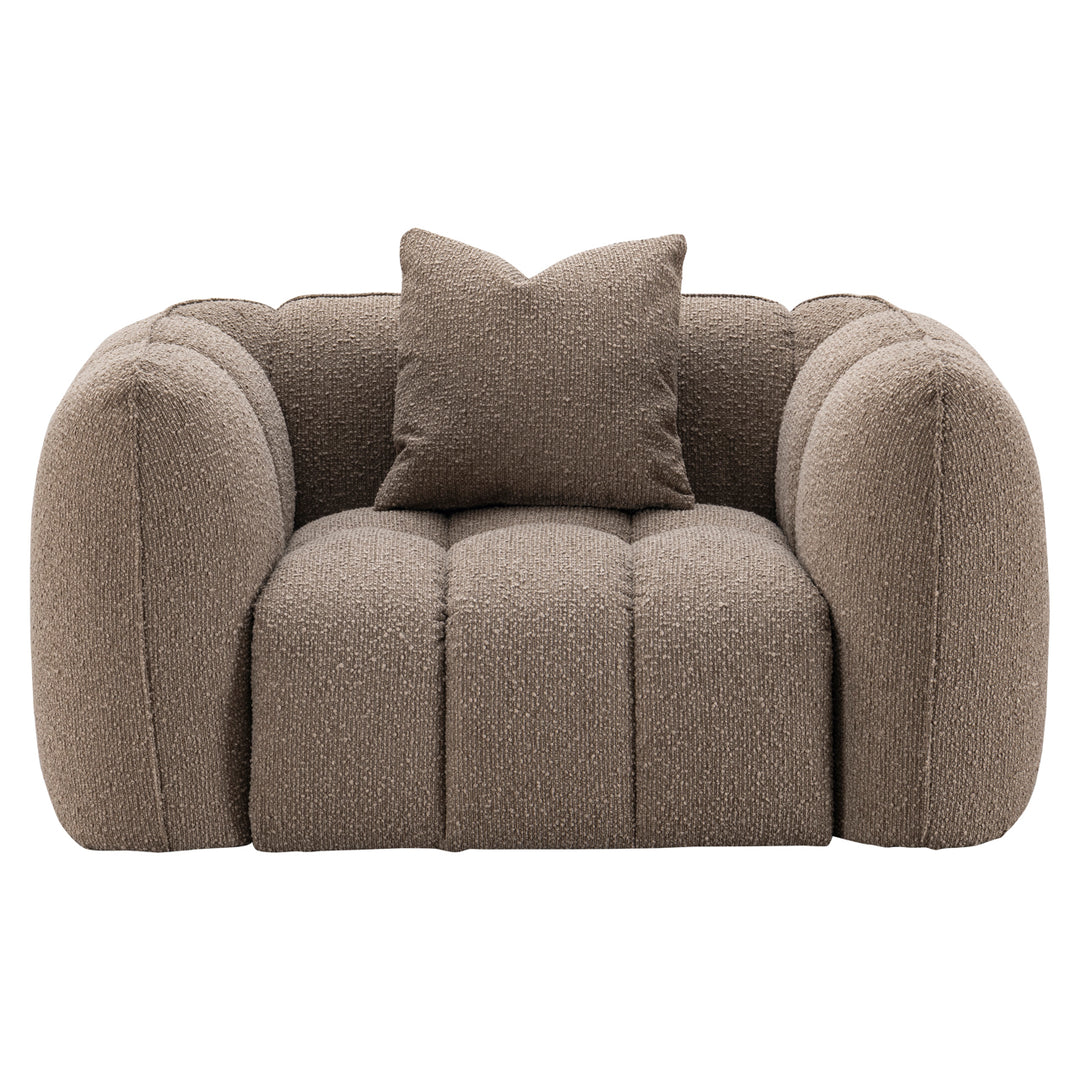 Richmond Loungestoel Hogan Mocca Chunky