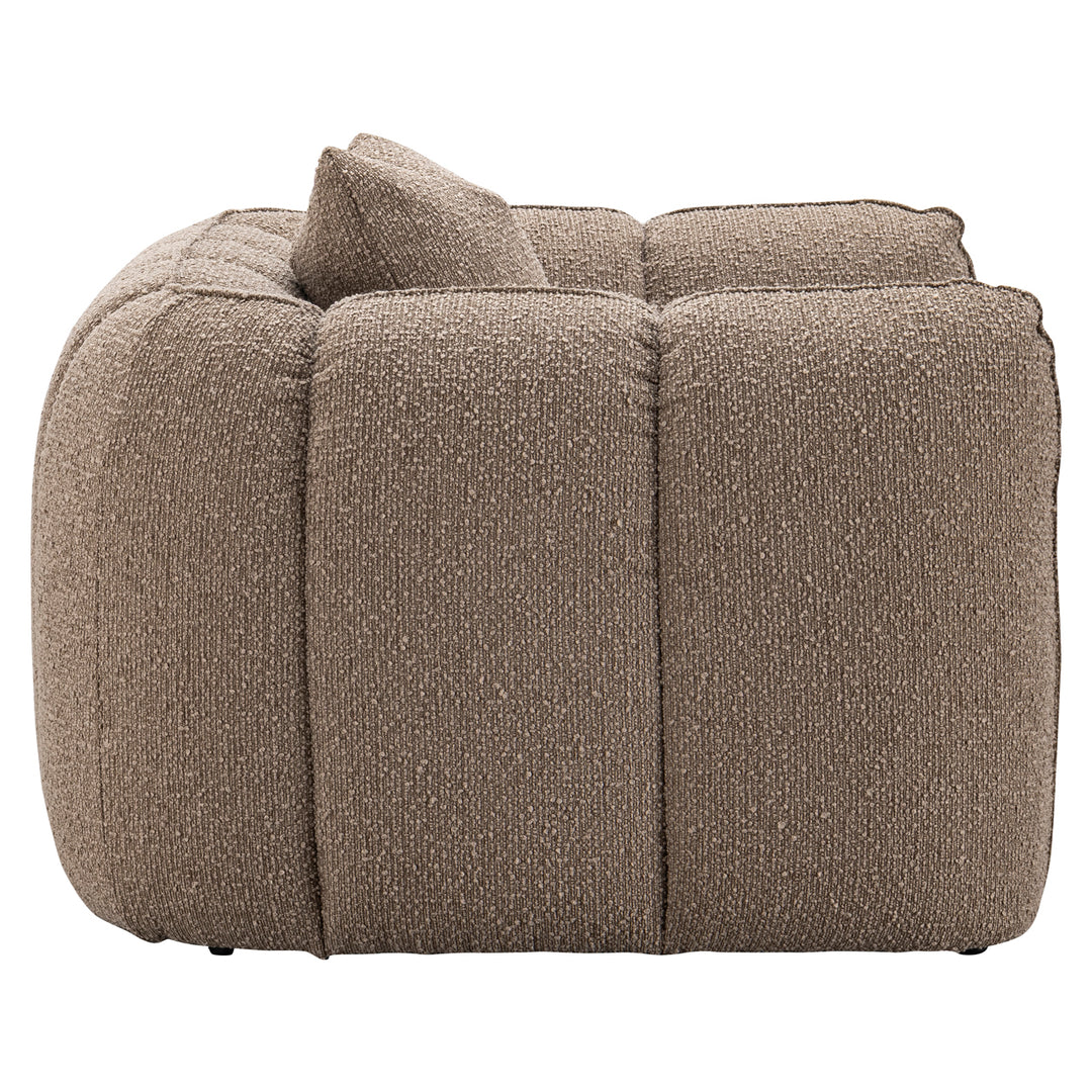 Richmond Loungestoel Hogan Mocca Chunky