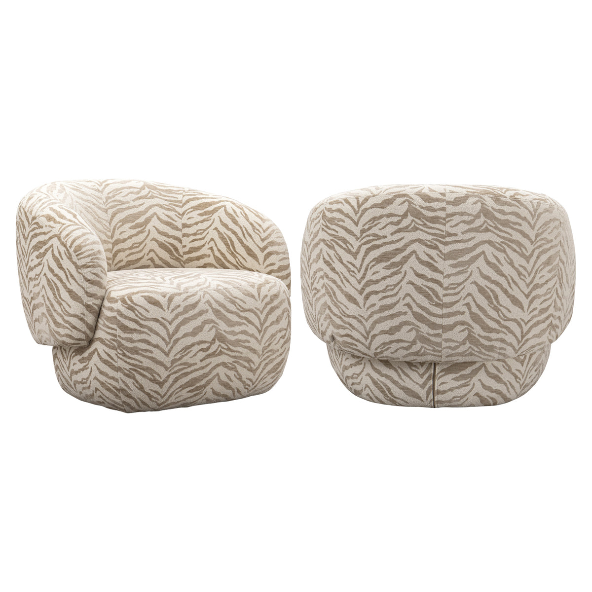 Richmond Fauteuil Milano Beige Tiger - meerdere aanzichten | CéJor Wonen