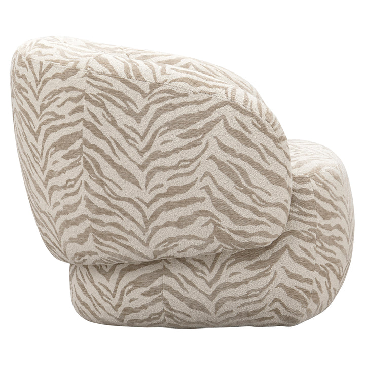 Richmond Loungestoel Milano Beige Tiger