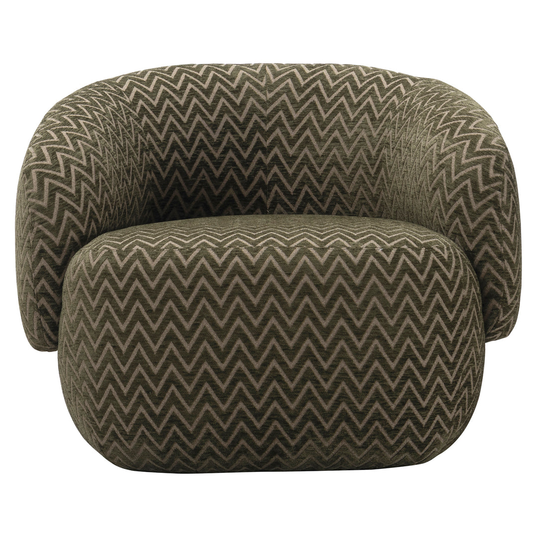 Richmond Loungestoel Milano Moss Chevron