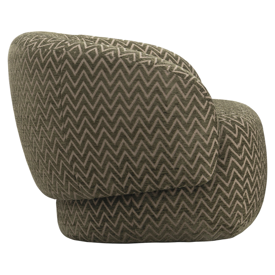 Richmond Loungestoel Milano Moss Chevron
