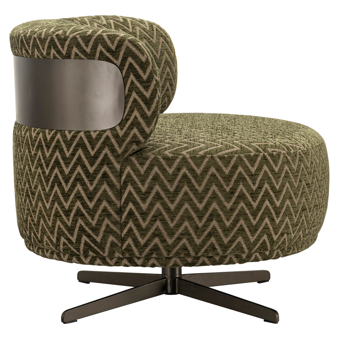 Richmond Loungestoel Lauren Moss Chevron