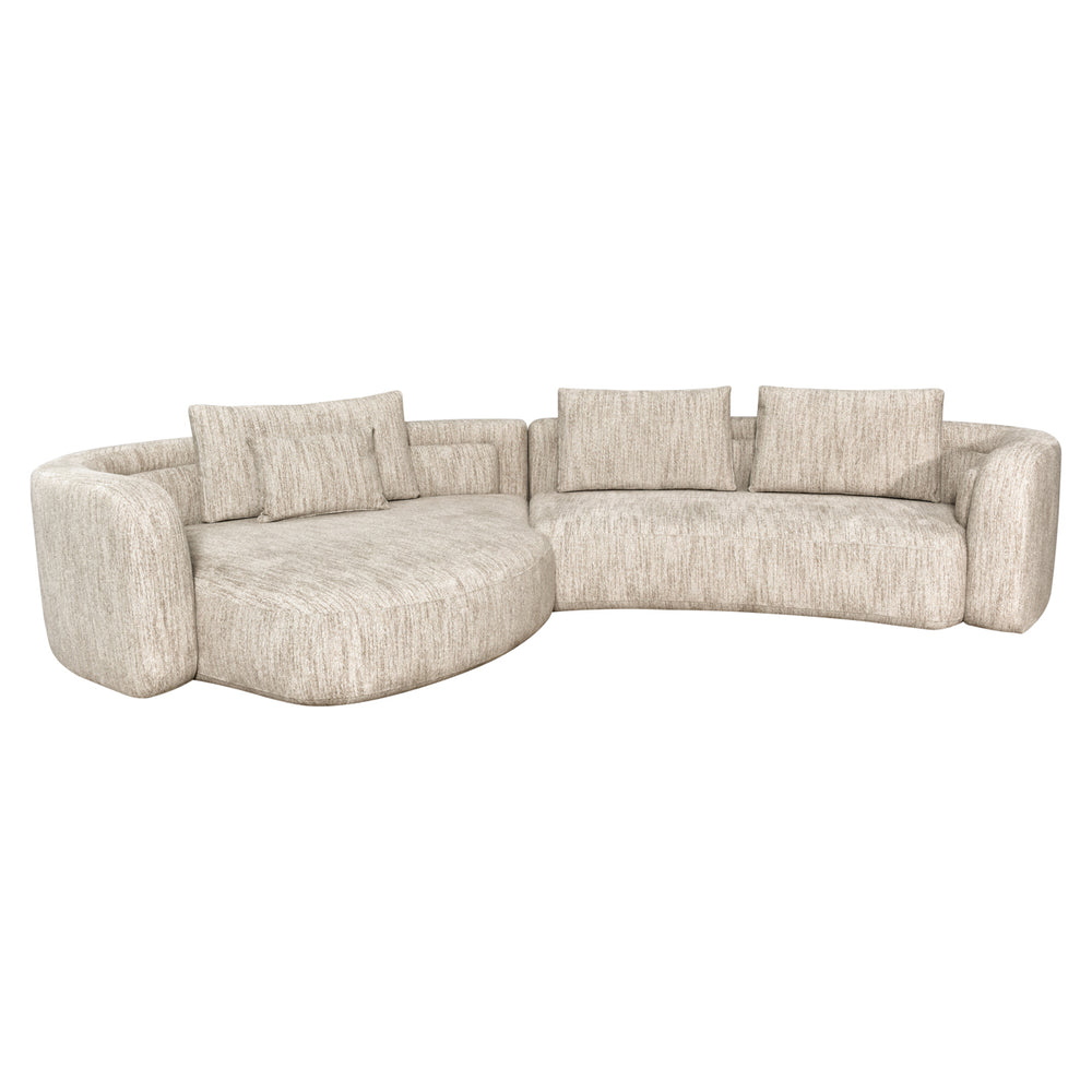 Richmond Hoekbank Angusto links, Natural Softweave - productweergave | CéJor Wonen