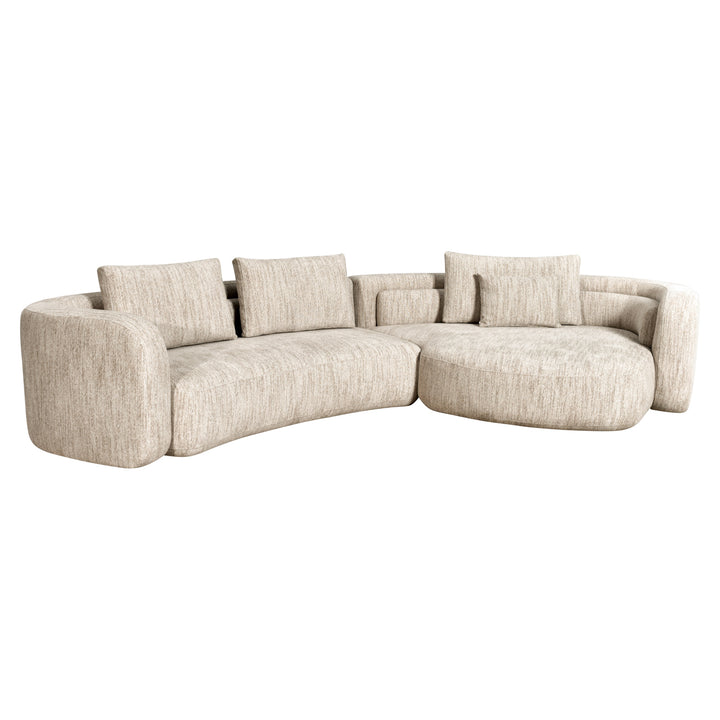 Richmond Bank Angusto Naturel Softweave Lounge Rechts
