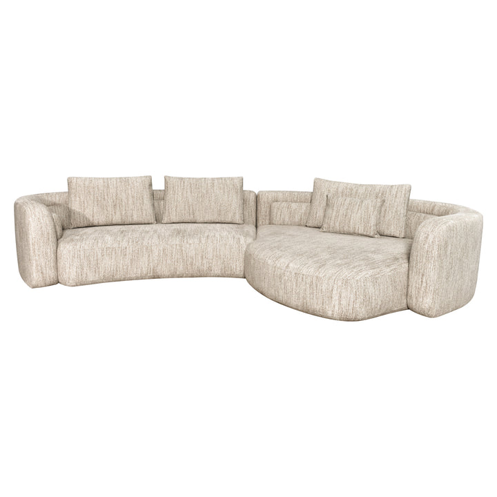 Richmond Bank Angusto Naturel Softweave Lounge Rechts