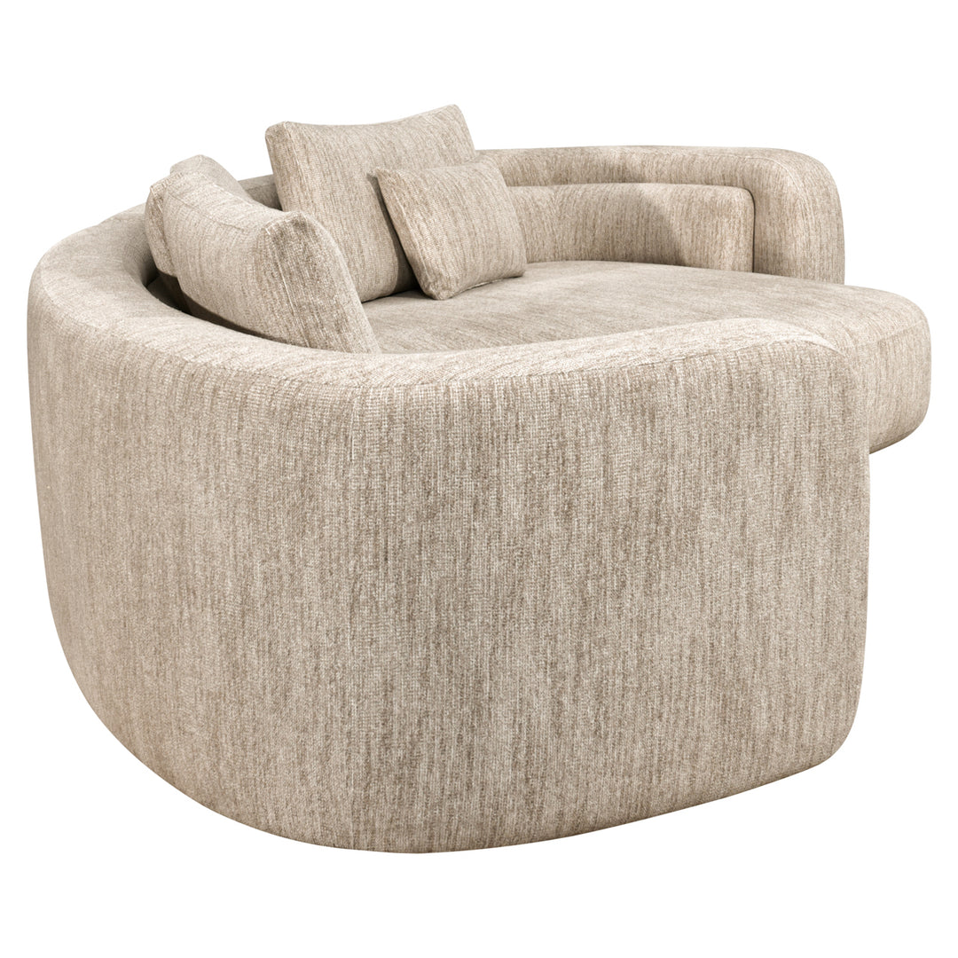 Richmond Bank Angusto Naturel Softweave Lounge Rechts