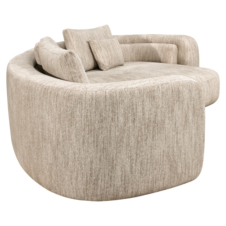 Richmond Bank Angusto Naturel Softweave Lounge Rechts