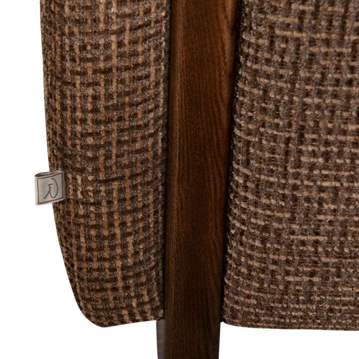 Richmond Bank Winslov Brown Blockweave - detail | CéJor Wonen