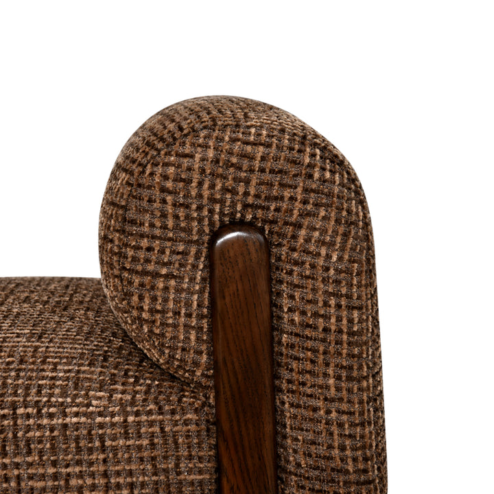 Richmond Bank Winslov Brown Blockweave - detail | CéJor Wonen