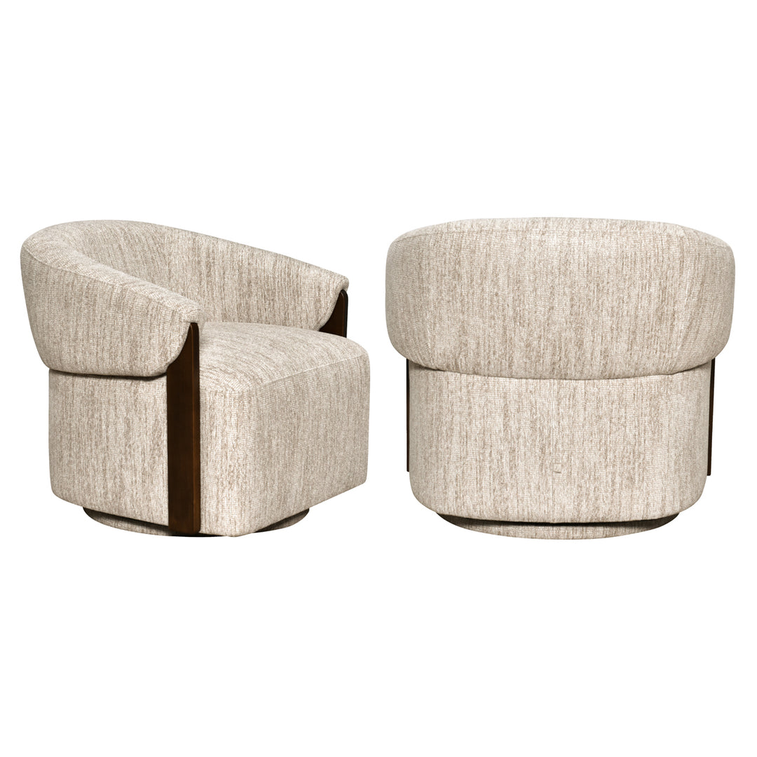 Richmond Loungestoel Marina Naturel Softweave Swivel