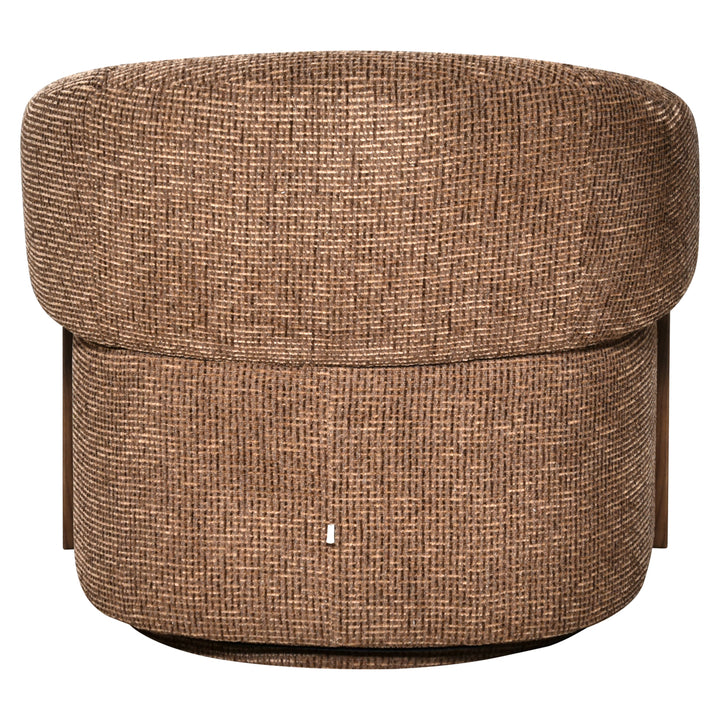 Richmond Loungestoel Marina Brown Blockweave Swivel