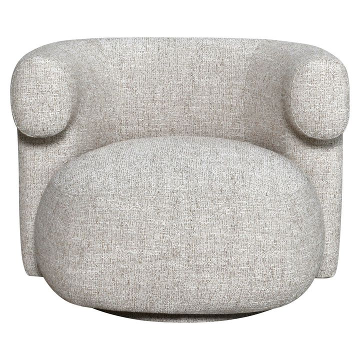 Richmond Loungestoel Talley Crème Tweed Swivel