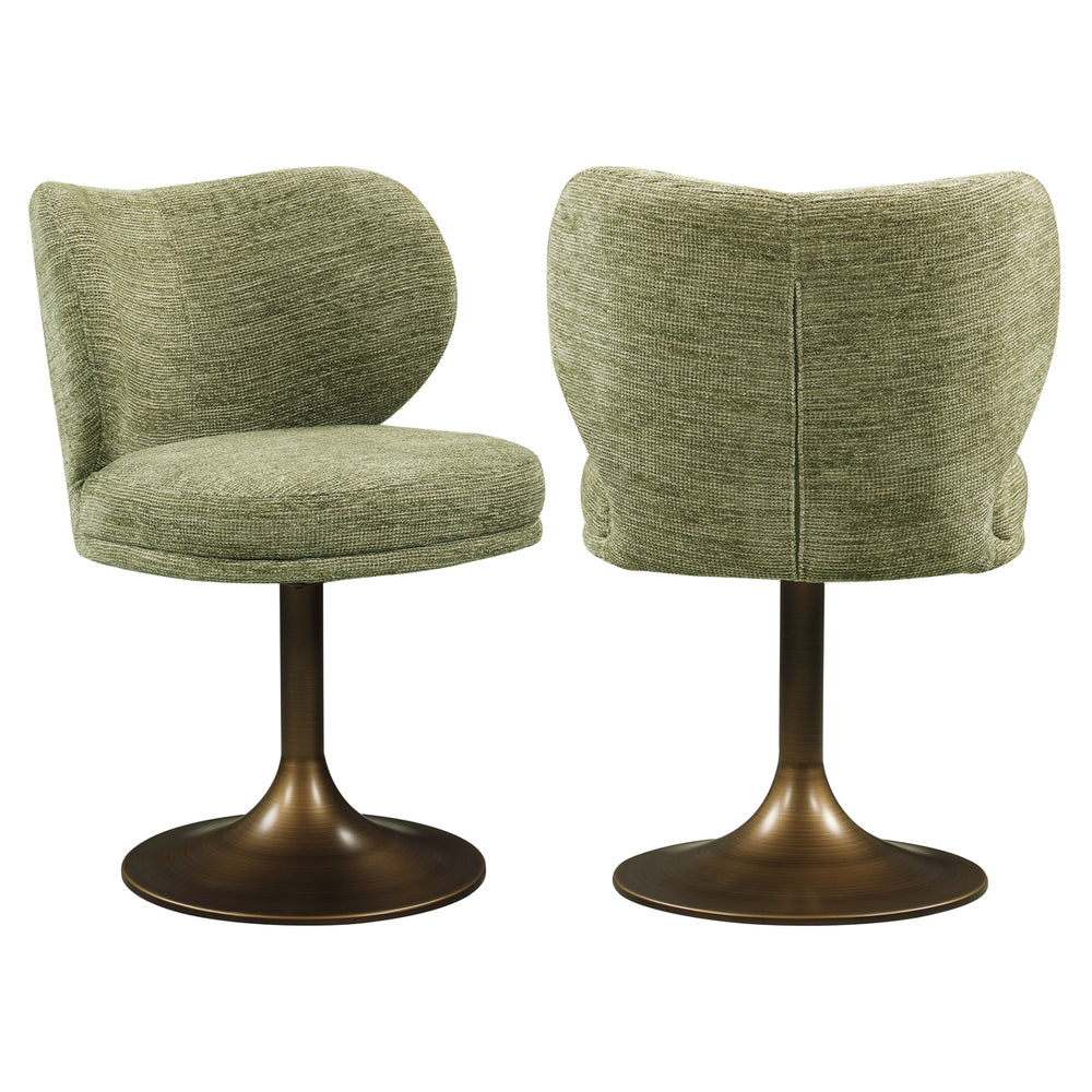 Richmond Eetkamerstoel Amely Pistache Softweave - meerdere aanzichten | CéJor Wonen