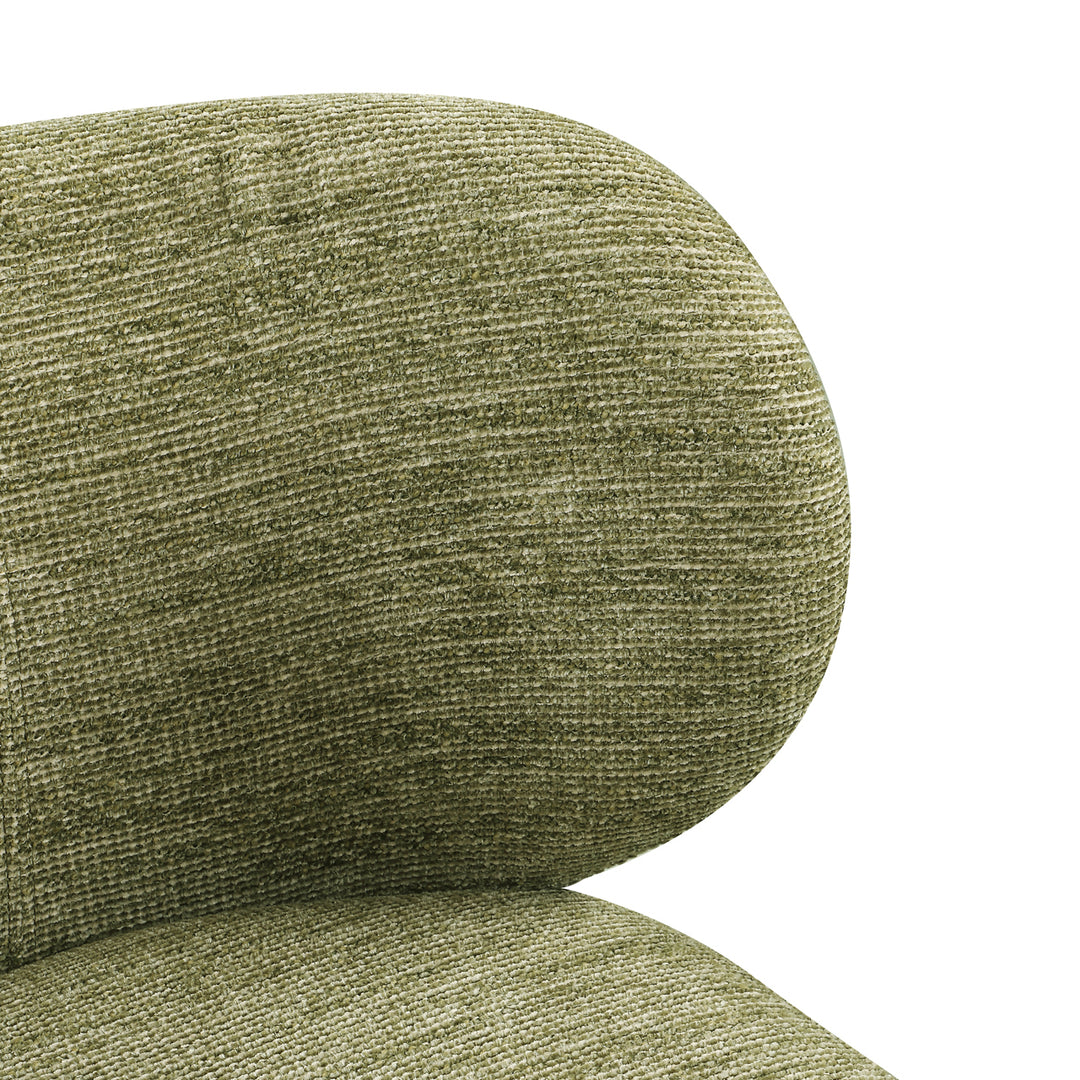 Richmond Eetkamerstoel Amely Pistache Softweave - detail | CéJor Wonen