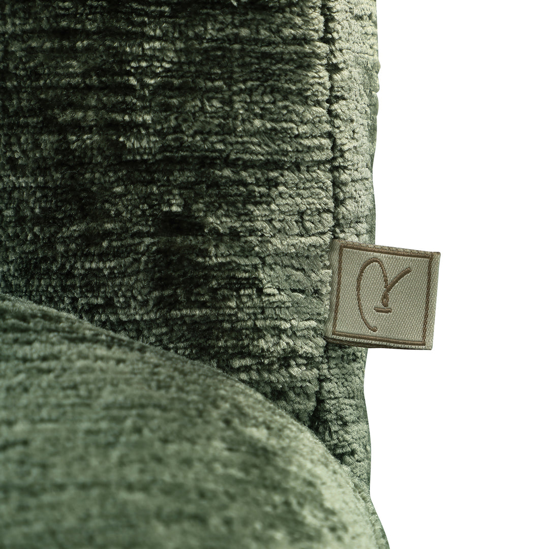 Richmond Eetkamerstoel Cassi Sage Green Chenille Swivel