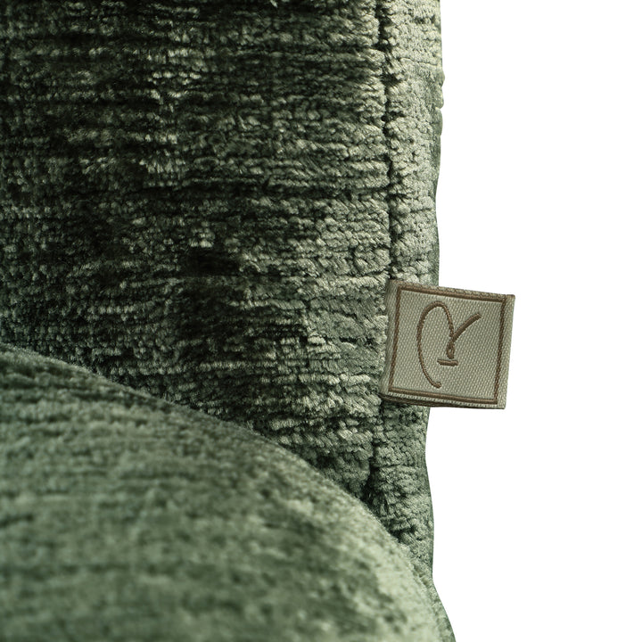 Richmond Eetkamerstoel Cassi Sage Green Chenille Swivel