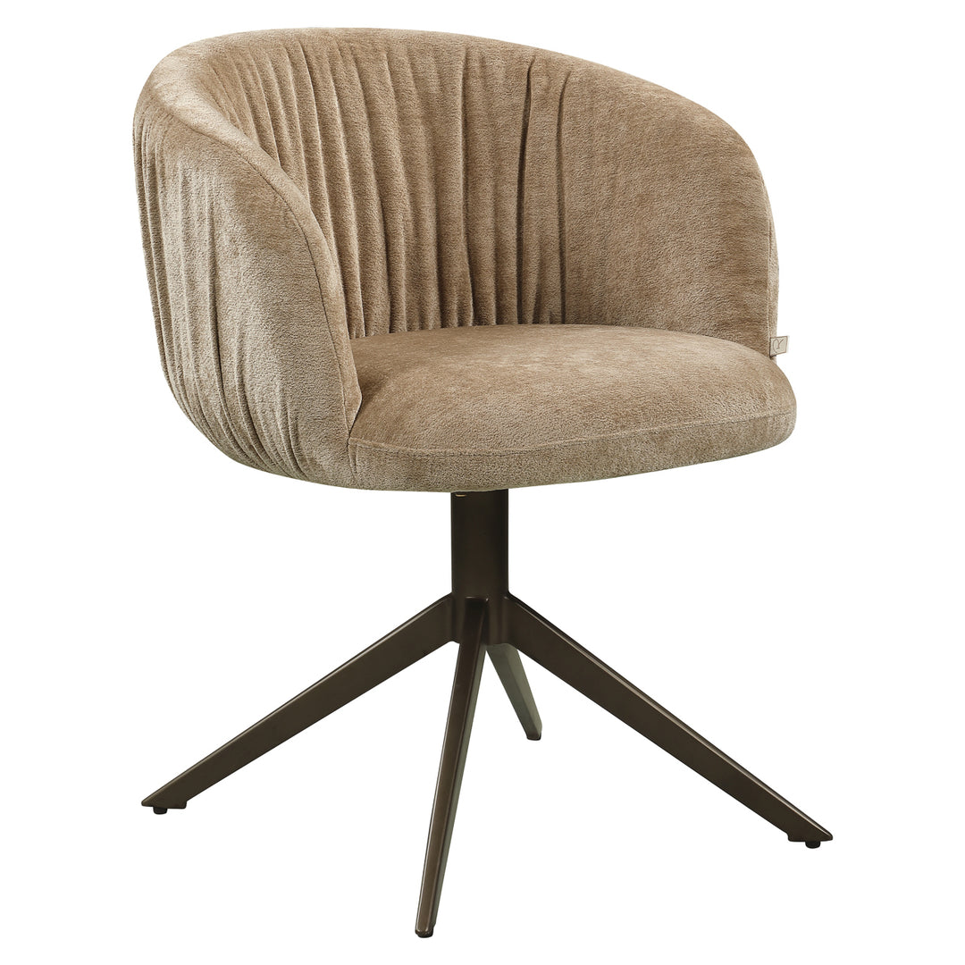 Richmond Eetkamerstoel Cassi Soft Sand Swivel