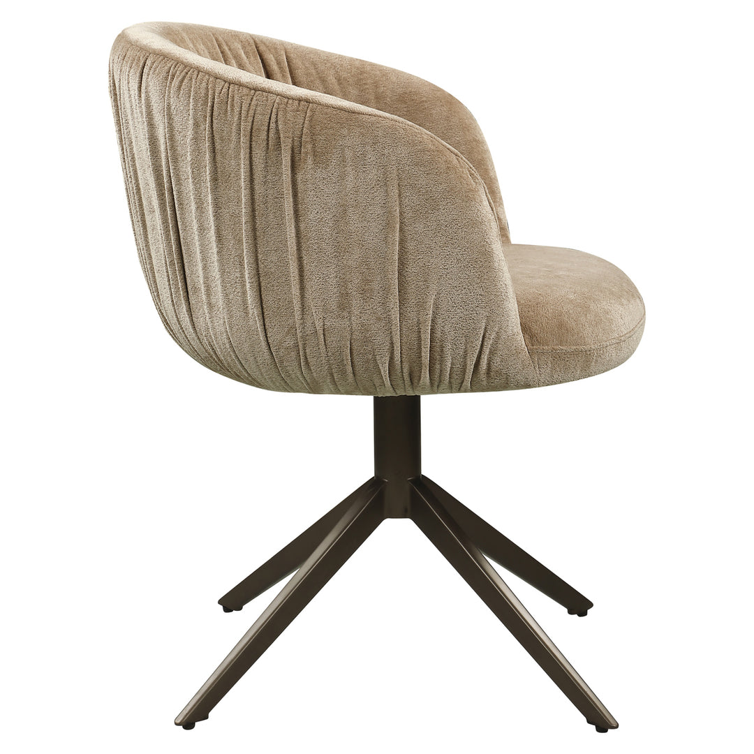 Richmond Eetkamerstoel Cassi Soft Sand Swivel