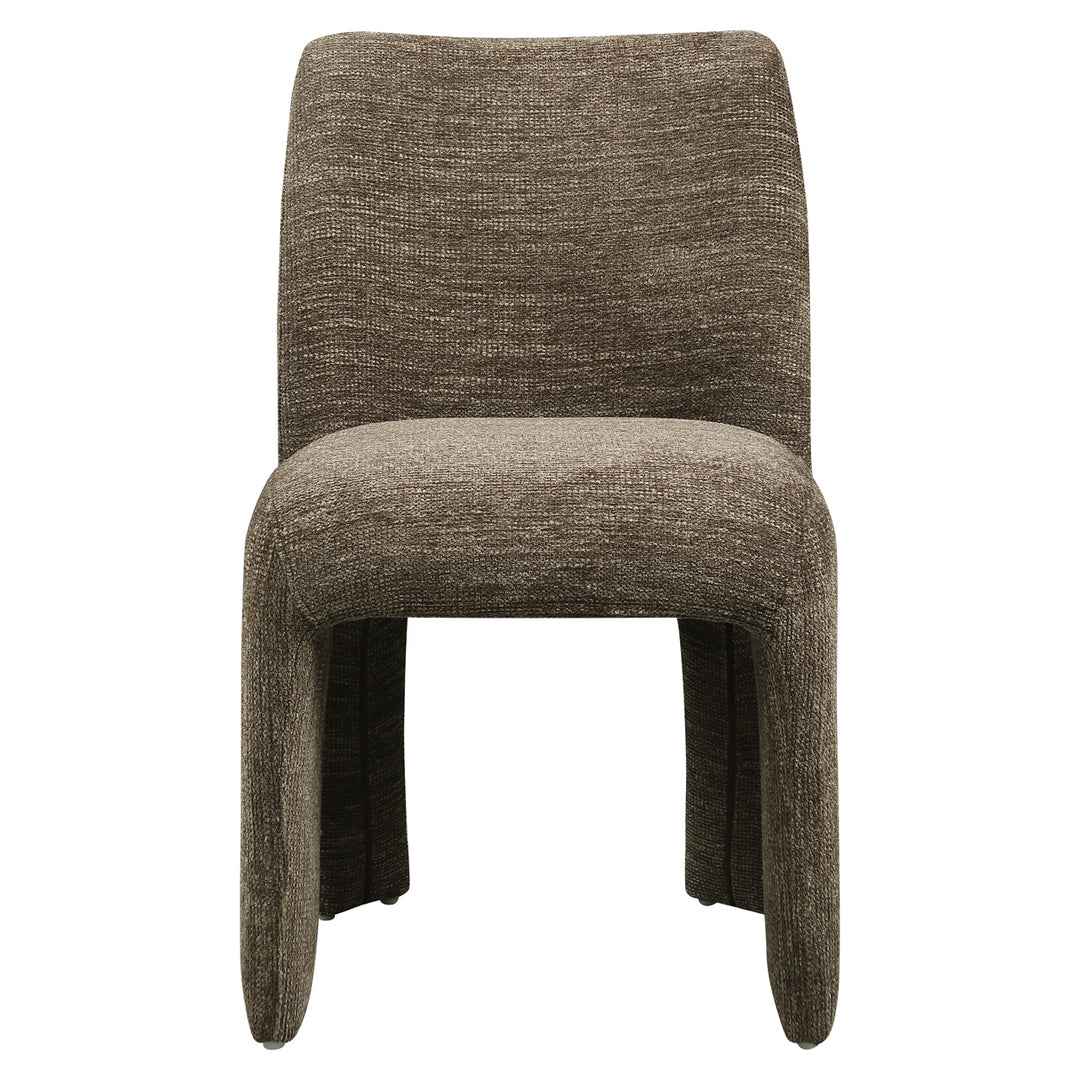 Dining chair Maya brown softweave (set of 2)