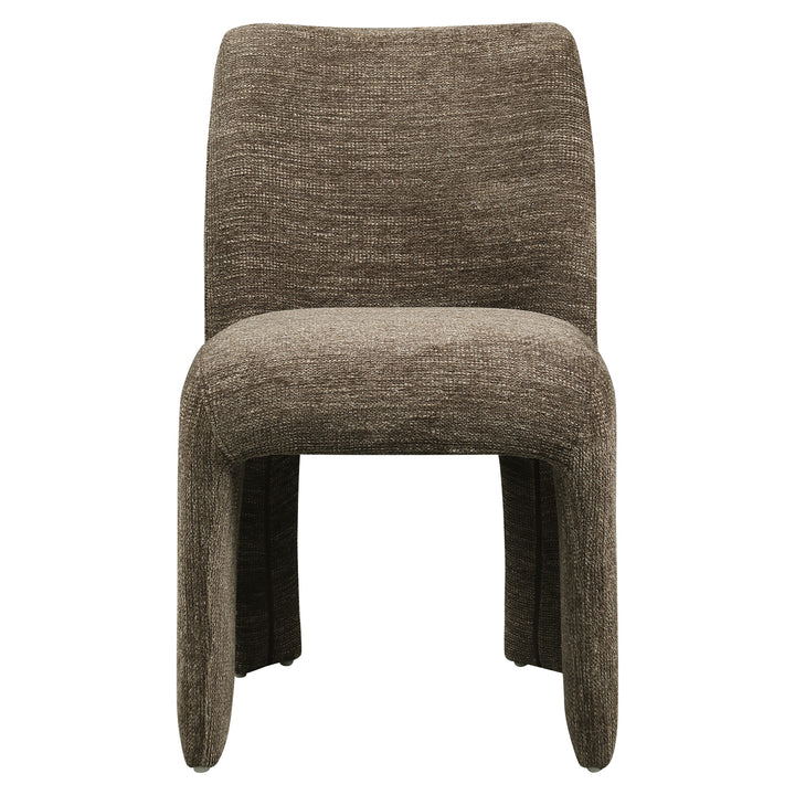 Dining chair Maya brown softweave (set of 2)