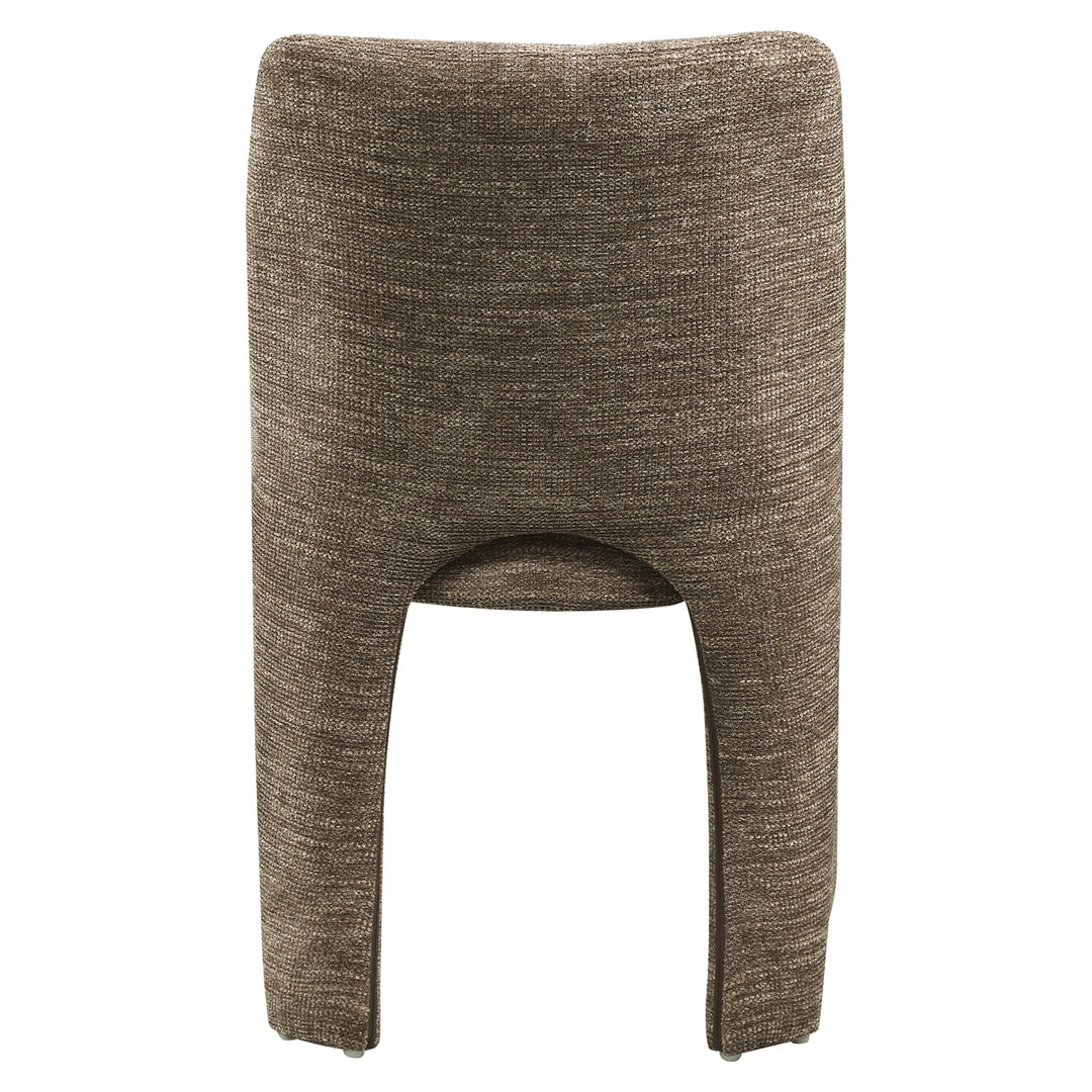 Dining chair Maya brown softweave (set of 2)