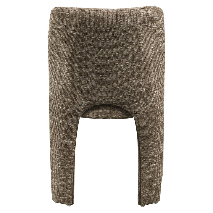Dining chair Maya brown softweave (set of 2)