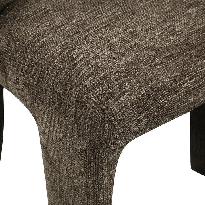 Dining chair Maya brown softweave (set of 2)