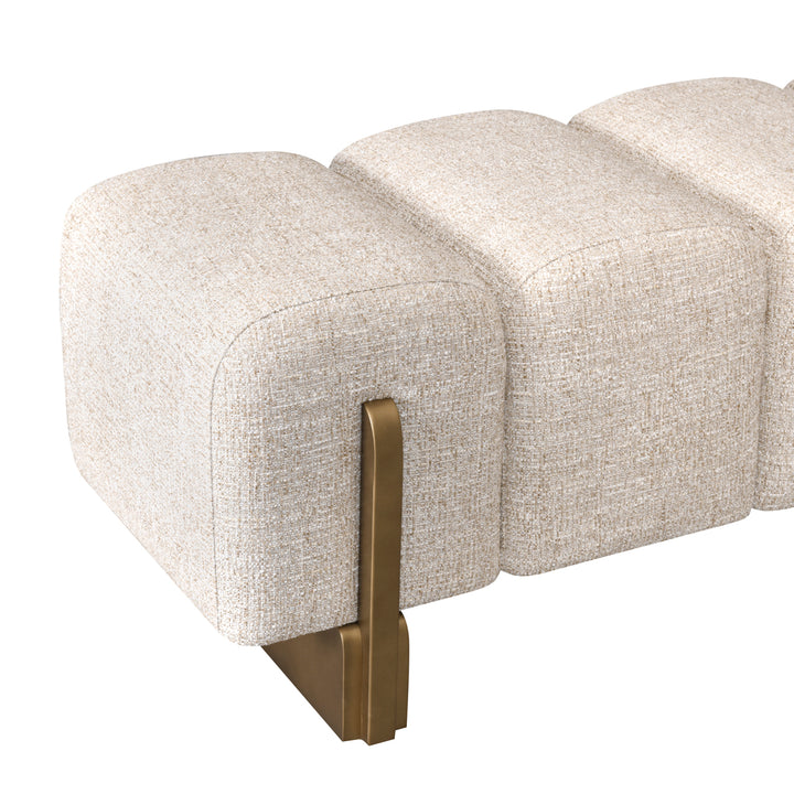Richmond Bank Caleo Cream Tweed - detail | CéJor Wonen