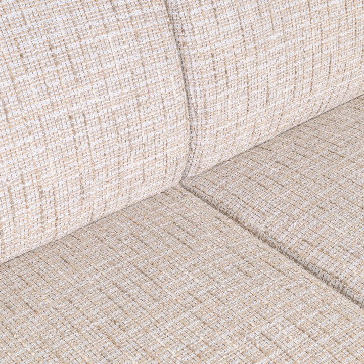 Richmond Eetkamerbank Sorrobon Trendy Cream links - detail | CéJor Wonen